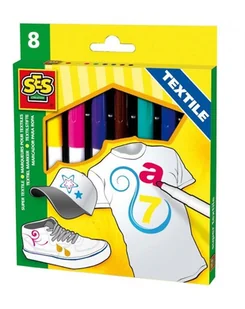 Ses Mazaki do tkanin 8 kolorów - Zabawki kreatywne - miniaturka - grafika 2