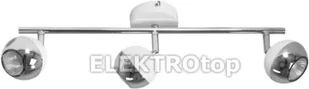 Spotlight Listwa lampa oprawa sufitowa Bianca 3x50W GU10 chrom/biały 2502328 - Lampy sufitowe - miniaturka - grafika 3