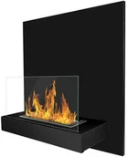 Wkłady kominkowe - Ecofire wiszący 450x470 BOARD Czarny - miniaturka - grafika 1