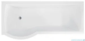 PMD Piramida Besco Inspiro 160x70 lewa biała + obudowa + syfon #WAI-160-PLE/#OAI-160-II/19975 - Wanny - miniaturka - grafika 3