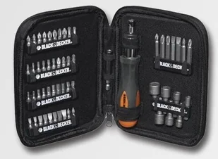 Black&Decker BLACK & DECKER ZESTAW GROTÓW 56szt. A 7176 A7104-XJ - Wiertła - miniaturka - grafika 6