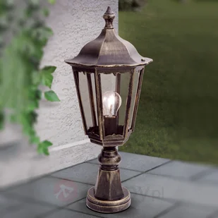 ORION ORION Lampa na cokół FABIO, czarno-złota - Lampy ogrodowe - miniaturka - grafika 6