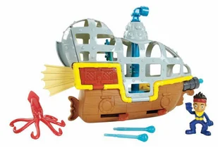 Fisher Price Jake i piraci z Nibylandii Łajbek łódź podwodna BDJ02 - Figurki dla dzieci - miniaturka - grafika 7