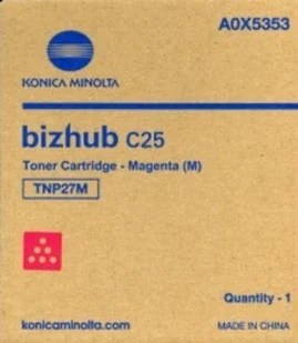 Konica Minolta TNP-27M / A0X5353 (B0719) - Tonery oryginalne - miniaturka - grafika 2