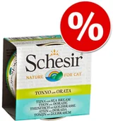 Mokra karma dla kotów - Schesir W Bulionie W Super Cenie! - Tuńczyk Z Młodymi Sardelami - miniaturka - grafika 1