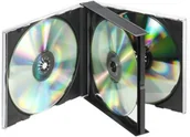 Pudełka i akcesoria na płyty CD - Vivanco CD/DVD Double Jewel Case Czarny 4008928317046 - miniaturka - grafika 1