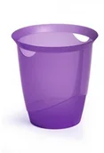 Kosze biurowe - Durable Kosz na śmieci Trend bezbarwny fioletowy 16l 1701710992 - miniaturka - grafika 1