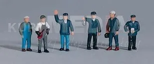 Piko figurki - kolejarze / 6 szt. 55730 - Kolejki i akcesoria - miniaturka - grafika 2