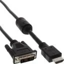 InLine 17665 HDMI-DVI Adapter kabel z wtyczką ferrytu (19-bieg. wtyczka 18 Plus 1, 5 m) 4043718042746 - Kable InLine 17665 HDMI-DVI Adapter kabel z wtyczką ferrytu (19-bieg. wtyczka 18 Plus 1, 5 m) 4043718042746 - Kable - miniaturka - grafika 2