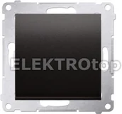 Wyłączniki światła i elektryczne - Kontakt Simon Przycisk pojedynczy zwierny podświetlany SIMON 54 DP1L.01/48 - ant - miniaturka - grafika 1