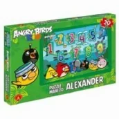 Puzzle - Alexander Puzzle 20 maxi cyferki - Angry birds Rio - miniaturka - grafika 1