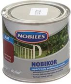 Farby do metalu - Nobiles Podkład antykorozyjny Nobikor czerwony tlenkowy 0 5 l - miniaturka - grafika 1