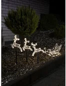 Oświetlenie świąteczne - KonstSmide Dekoracja bożonarodzeniowa LED Sanie Zaprzęg św Mikołaja 4447-103 LED ciepły biały - miniaturka - grafika 1