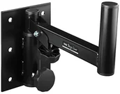 Statywy i uchwyty do lamp - IMG StageLine past-88/SW uchwyt na ścianę na PA-Box czarna 111270 - miniaturka - grafika 1