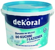 Farby olejne i specjalne - Dekoral Farba Akrylowa  Maleinak Plus Do Kuchni I Łazienek Biały Pojemność 1 L - miniaturka - grafika 1