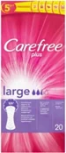 Wkładki higieniczne - Carefree wkładki higieniczne Plus Large 20 szt. - miniaturka - grafika 1