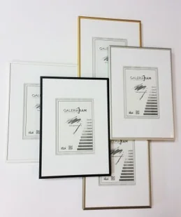 Galeria Ram Rama Aluminiowa Alu G 30x40 + Passe Partout Białe Pod Dyplom A4 G6Dyp - Ramki na zdjęcia - miniaturka - grafika 2