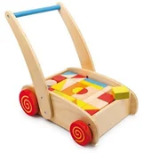 Klocki - Small Foot Design wózek z kolorowymi klockami - miniaturka - grafika 1