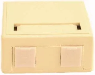 Gembird gniazdo natynkowe 2xRJ45 kat 5e kompletne białe NCAC-SMB2 NCAC-SMB2 - Kable miedziane - miniaturka - grafika 2