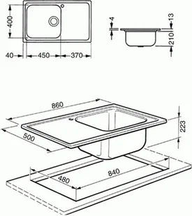 Smeg Alba LGM861D-2 - Zlewozmywaki - miniaturka - grafika 2