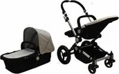 Wózki dziecięce - Euro Baby Baobao Full Wypas 2w1 Silver - miniaturka - grafika 1