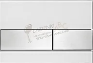 Przyciski spłukujące - TECE Przycisk spłukujący ze szkła do WC square 9240801 szkło białe / przycis - miniaturka - grafika 1