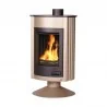 Wkłady kominkowe - HS Flamingo piecyk MEDIE II 12 kW kremowo - metaliczny - miniaturka - grafika 1