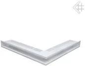 Kratki wentylacyjne - Kratki.pl Kratka kominkowa luft narożna biała 560x560x90 - miniaturka - grafika 1