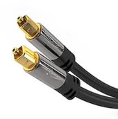 Kable - KabelDirekt PRO Series cyfrowy kabel optyczny ze złączami typu TOSLINK  TOSLINK, długość 12,5 m 309 - miniaturka - grafika 1