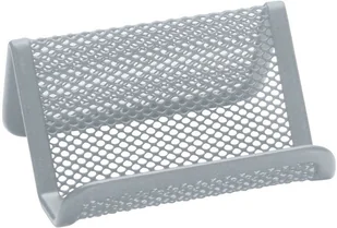 Q-CONNECT Stojak na wizytówki Office Set, metalowy, srebrny KF04729 - Wizytowniki Q-CONNECT Stojak na wizytówki Office Set, metalowy, srebrny KF04729 - Wizytowniki - miniaturka - grafika 1