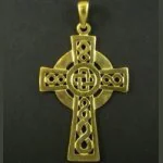 Wróżbiarstwo i radiestezja - Sotis Krzyż Celtycki 2 - pozłacany AgM20 - miniaturka - grafika 1