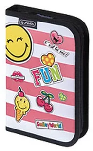 Herlitz Piórnik jednoklapkowy z wyposażeniem 19 części SmileyWorld Girly - Piórniki Herlitz Piórnik jednoklapkowy z wyposażeniem 19 części SmileyWorld Girly - Piórniki - miniaturka - grafika 1