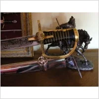 Płatnerze hiszpańscy POLSKA SZABLA HUSARSKA Z PALUCHEM Z XVII W Z POCHWĄ - Repliki - broń Płatnerze hiszpańscy POLSKA SZABLA HUSARSKA Z PALUCHEM Z XVII W Z POCHWĄ - Repliki - broń - miniaturka - grafika 1