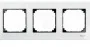 Klawisze i ramki - Schneider MERTEN RAMKA SZKLANA TRZYKROTNA M-ELEGANCE BRYLANTOWA SYSTEM M MERTEN MTN404319 - miniaturka - grafika 1