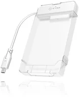Obudowy i kieszenie na dyski twarde - Icy Box ICY BOX IB-ac703-C USB 3.0 (Type-C i UASP) zapewnia czas pracy do SATA Adapter zapewnia 2,5" (6,35 cm) HDD/SSD z ochroną Box adapter i dysków, SATA III, biały/przezroczysty IB-AC703-C - miniaturka - grafika 1
