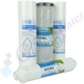 Uzdatniacze wody - Global Water Komplet wkładów do RO5, RO6, RO7 bez mineralizatora - miniaturka - grafika 1