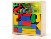 Klocki - B&B Drewniane Kolorowe Mini - miniaturka - grafika 1