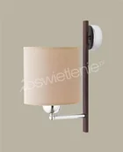 Lampy ścienne - Jupiter BOSTON Chrom VENGE 1 Kinkiet 1x E27 (max 60W) 1271-BTK - miniaturka - grafika 1