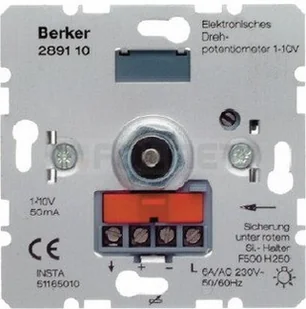 Berker Elektroniczny potencjometr obrotowy 1-10 V 289110 - Wyłączniki światła i elektryczne - miniaturka - grafika 2