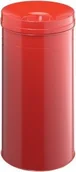 Kosze biurowe - Durable Kosz okrągły na śmieci SAFE+ 60 czerwony - miniaturka - grafika 1