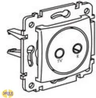 Gniazdka elektryczne - Legrand Valena GNIAZDO TV-RD (PRZELOT.) 774334 - miniaturka - grafika 1