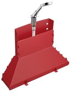 Hansgrohe Zestaw na brzeg wanny Secuflex z dyskiem prysznicowym Axor BOUROULLEC - Akcesoria do armatury i ceramiki - miniaturka - grafika 4