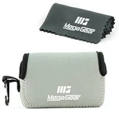 Akcesoria fotograficzne - MegaGear megagear Ultra lekka torba na aparat z neoprenu marterial do Canon PowerShot G7 X aparat, szary 730957273409 - miniaturka - grafika 1