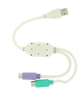 4World Konwerter 2 porty PS2 (klawiatura i mysz) na port USB (01421) - Kable komputerowe i do monitorów - miniaturka - grafika 3