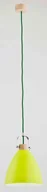 Lampy sufitowe - Alfa Lampa wisząca zwis oprawa Hermina 1x60W E27 zielona 9627 - miniaturka - grafika 1