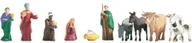 Kolejki i akcesoria - NOCH Figurki do żłóbka 15922 skala H0 malowane 11 szt - miniaturka - grafika 1