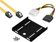 Akcesoria do komputerów stacjonarnych - baytronic Zestaw do montażu  ramką montażową dla dysków twardych 2,5"/SSD działa na szynach 3,5" adapter Mounting Frame uchwyt 203805 - miniaturka - grafika 1
