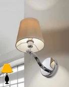 Lampy ścienne - Azzardo Kinkiet PRINCESSA 2286-1W - - miniaturka - grafika 1