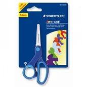 Nożyczki - Staedtler Nożyczki dla dzieci leworęcznych 14 cm gumowana rączka) 965 14LNBK - miniaturka - grafika 1