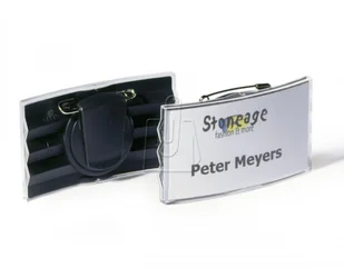 Durable Identyfikator z kombi-klipem wypukły 40 x 75mm 25 sztuk 8128 - Artykuły biurowe - miniaturka - grafika 4